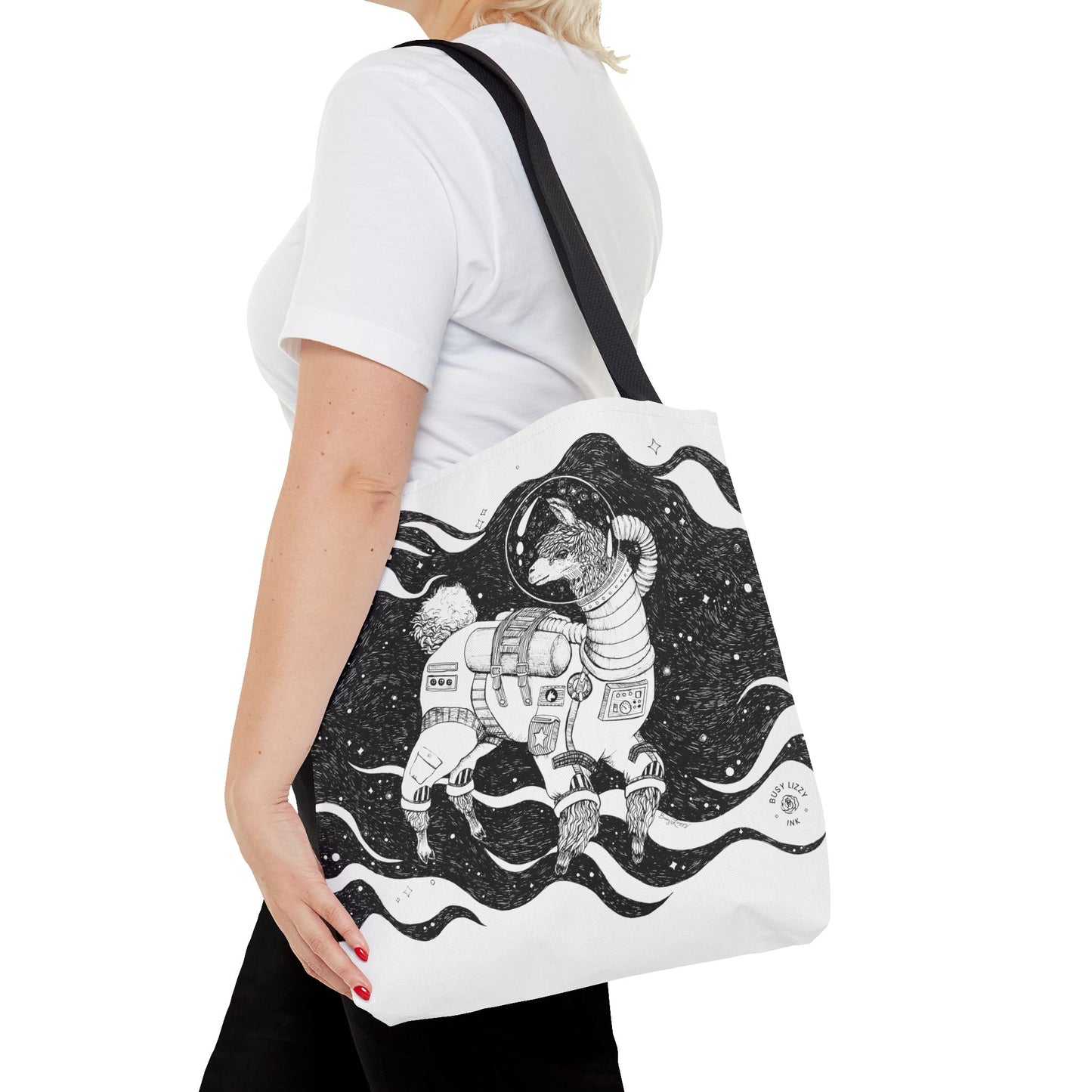 I Need Space Tote Bag (Llama)