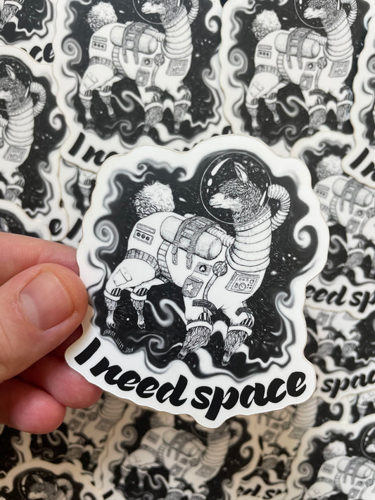 I need Space Sticker