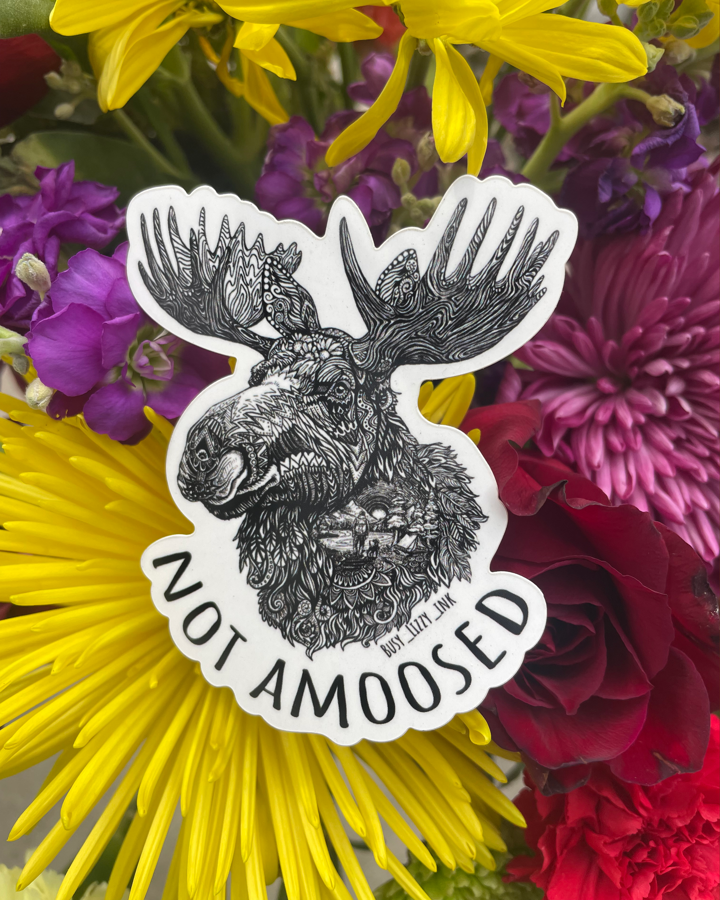 Moose Sticker