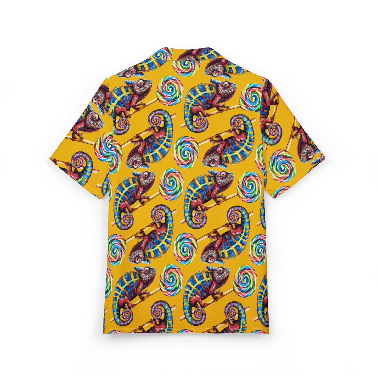 Chameleon Hawaiian Button-Down Shirt